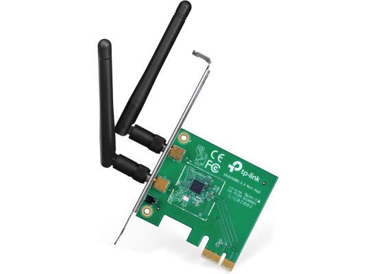 TP-Link TL-WN881ND 300 Mbps Wireless N PCIe WiFi Adapter for PC, PCIe WiFi Card for Desktop, Low-Profile Bracket Included, Supports Windows 10-8.1-8-7-XP (32-64 bit) - Linux 2.6.24-4.1