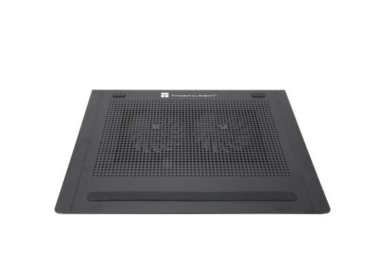 Thermalright (TR-NCP01B) High Performance Laptop Cooling Pad, Up To 15.6" Notebooks, Dual 1300 RPM Fans, Dual USB Extension Hub - Black Notebook Cooler