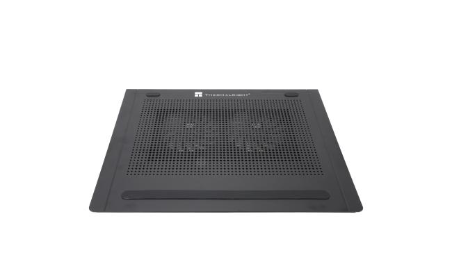 Thermalright (TR-NCP01B) High Performance Laptop Cooling Pad, Up To 15.6" Notebooks, Dual 1300 RPM Fans, Dual USB Extension Hub - Black Notebook Cooler