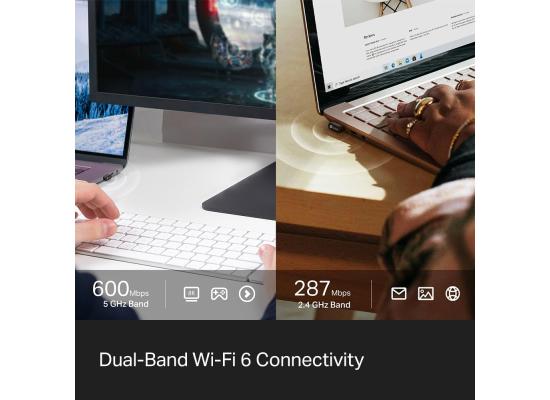 TP-Link 2-in-1 USB Bluetooth WiFi Adapter Archer TX10UB Nano | AX900 WiFi 6 BT 5.3 USB 2.0 Adapter for Desktop PC | Dual-Band WiFi Dongle | OFDMA, MU-MIMO, WPA3 | Travel Size | Supports Windows 11,10