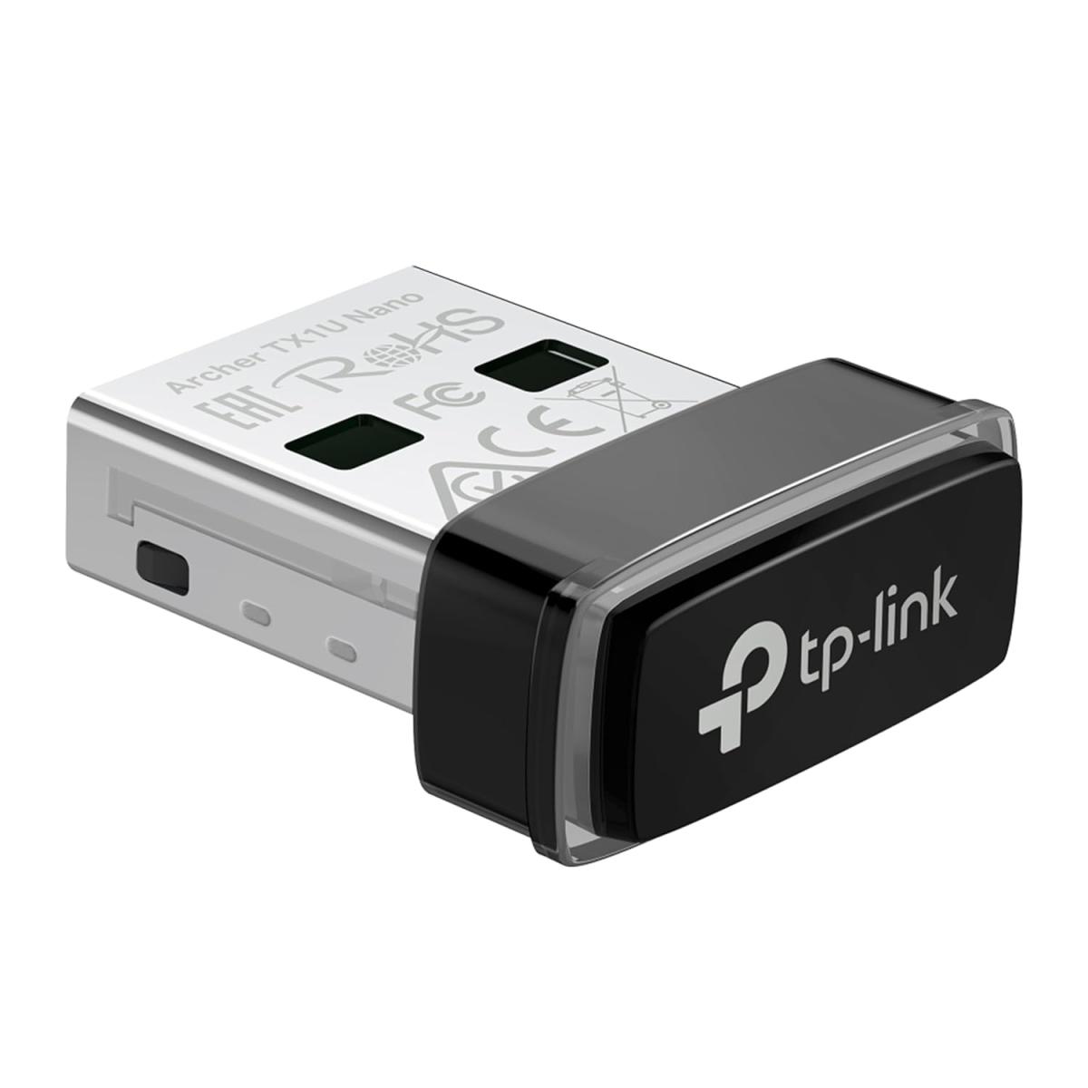 TP-Link Archer TX1U Nano AX300 Wi-Fi 6 Wireless USB Adapter, 300 Mbps, MU-MIMO & OFDMA, Access Point Mode, Easy Setup, Supports Windows 11/10/7 and Linux