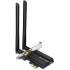 AX3000 Wi-Fi 6 Bluetooth 5.0 PCIe Adapter, AX3000 Wi-Fi 6 Speeds, Gold plating and a customized heat sink improve connection stability and efficiency ensuring ultimate performance.