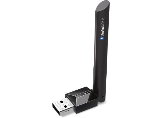 TP-Link USB Bluetooth Adapter for PC, Bluetooth 5.3 Long Range Receiver, Plug and Play, Adjustable Antenna, Supports Windows 11/10/8.1/7 for Desktop, Laptop, PS5/PS4/Xbox Controller (UB500 Plus)