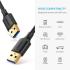 UGREEN US128 USB 3.0 Male to Male Cable, Speed up to 5Gbps,Support 2A Current -(2M)