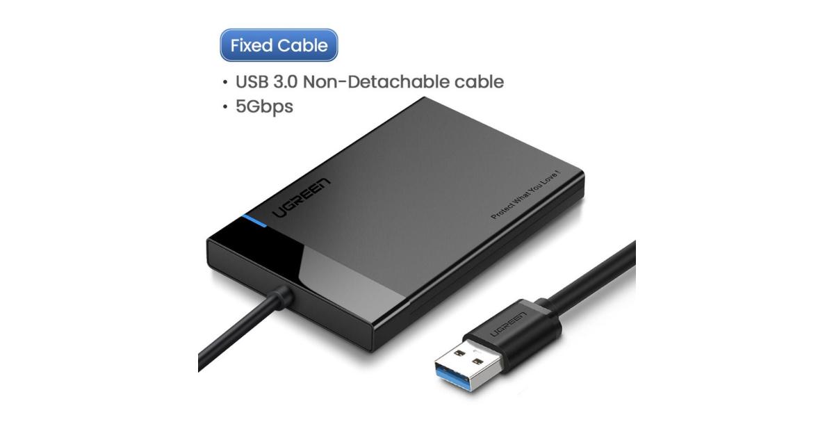 UGREEN US221 ENCLOSURE HDD 2.5 Box | US221 | OS | Jordan