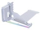 LIAN LI 4 Slots Vertical GPU Kit (VG4v4), 200mm Riser Long & 4 Expansion Slots, (White).