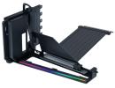 LIAN LI 4 Slots Vertical GPU Kit (VG4v4), 200mm Riser Long & 4 Expansion Slots, (Black).