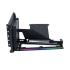 LIAN LI 4 Slots Vertical GPU Kit (VG4v4), 200mm Riser Long & 4 Expansion Slots, (Black).