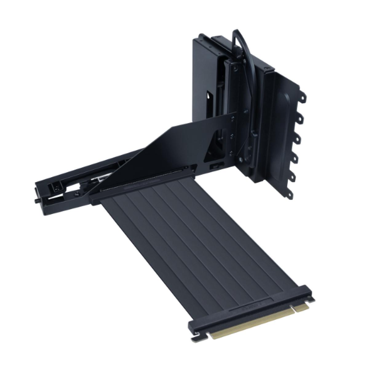 LIAN LI 4 Slots Vertical GPU Kit (VG4v4), 200mm PCIe 5.0 Riser Long & 4 Expansion Slots, (Black). LIAN LI 4 Slots Vertical GPU Kit (VG4v4), 200mm PCIe 5.0 Riser Long & 4 Expansion Slots, (Black).
