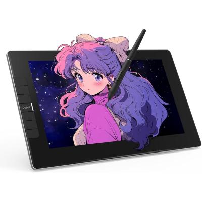 VEIKK VK1200 V2 Drawing Tablet with Screen Full HD 1080p,11.6-inch Full-Laminated Graphic Pen Display ,2 Battery-Free Pens with Tilt Function,6 Customizable Keys.