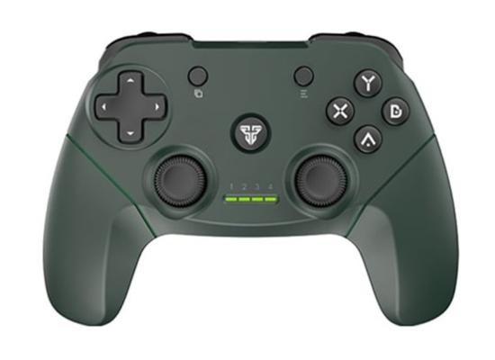 Fantech WGP12 Revolver II Wireless (2.4GHz) Gaming Controller, Built-In Rechargeable Battery , Dual Vibration Motors - Green