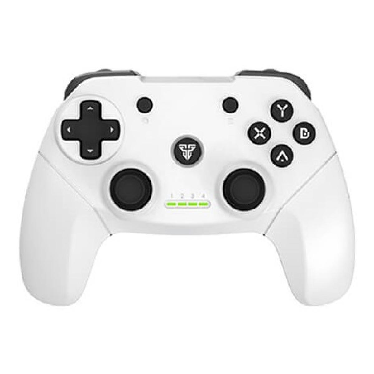 Fantech WGP12 Revolver II Wireless (2.4GHz) Gaming Controller, Built-In Rechargeable Battery , Dual Vibration Motors - White
