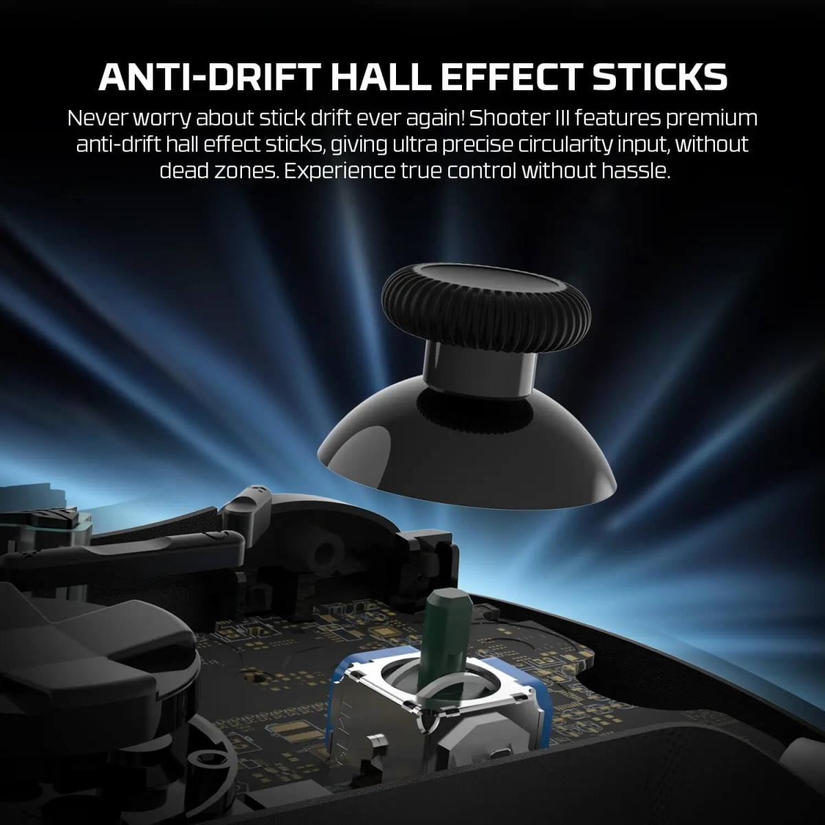 FANTECH WGP13S SHOOTER III SUPER MAXFIT WIRELESS GAMEPAD - DUAL CONNECTION -Black