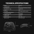 FANTECH WGP13S SHOOTER III SUPER MAXFIT WIRELESS GAMEPAD - DUAL CONNECTION -Black