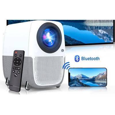 WayGoal HD 1080p Native (1920 x 1080) Wireless Portable Projector w/ WiFI Mirror Function, Electric Focus Mode, Bluetooth 6W Speakers, Up To 250 inch, Up to 50,000 Hours Lamp Life, Multi Formats Support