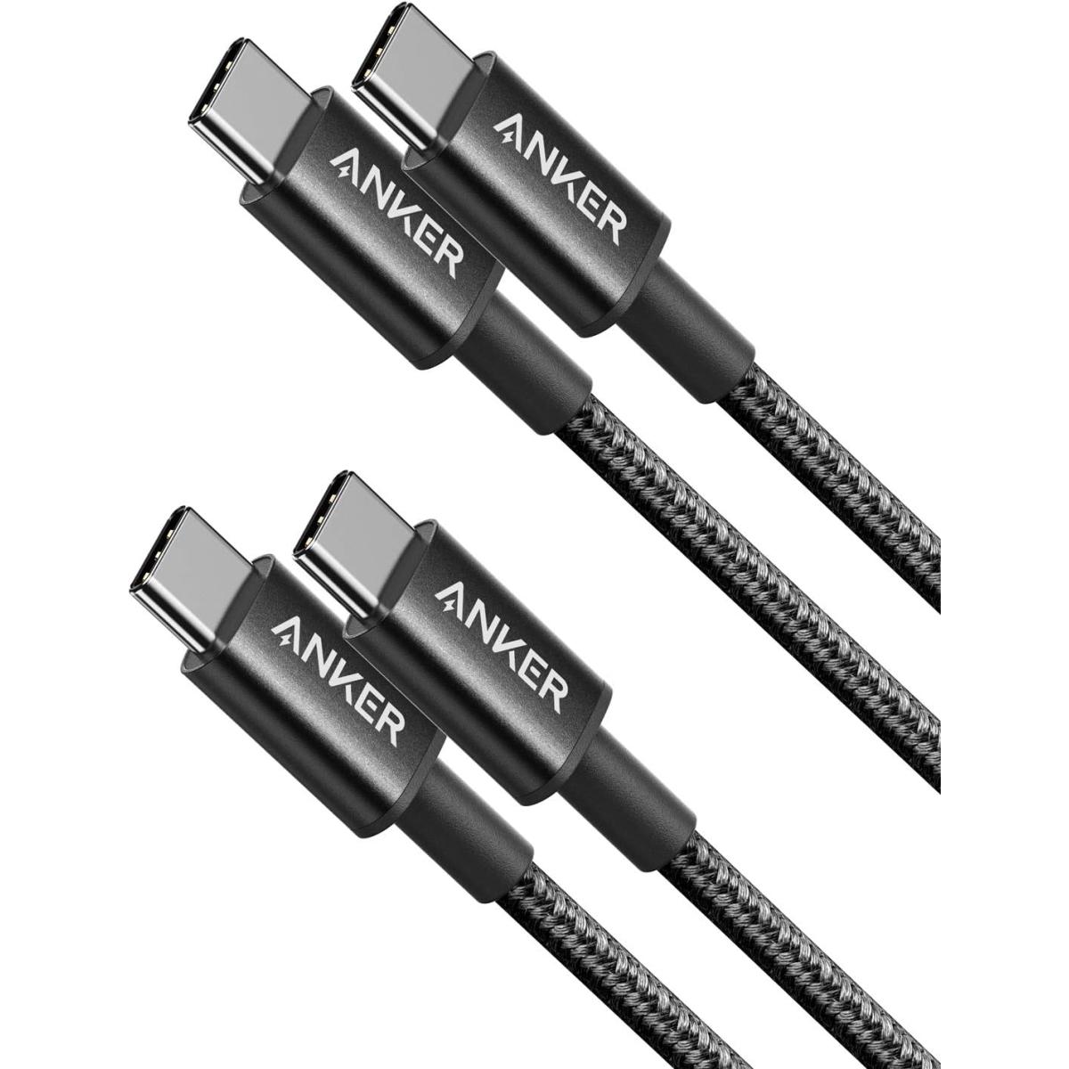 Anker USB C to USB C Cable, Type-C 60W Fast Charging Cable (1m) for iPhone 17 Series, iPad mini 6 and More (Black)