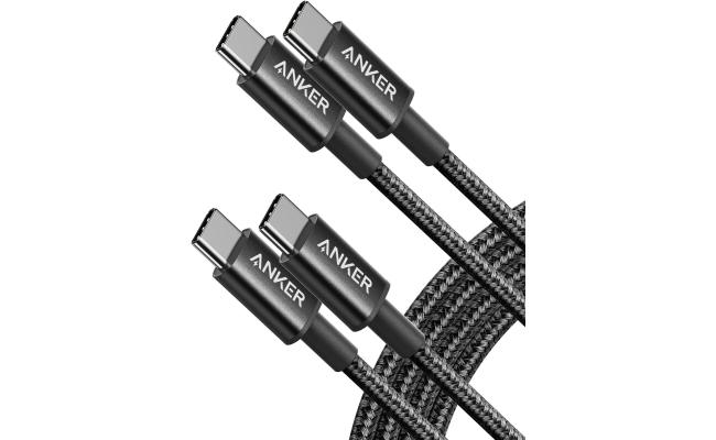 Anker USB C to USB C Cable, Type-C 60W Fast Charging Cable (1.8m) for iPhone 17 Series, iPad mini 6 and More (Black)