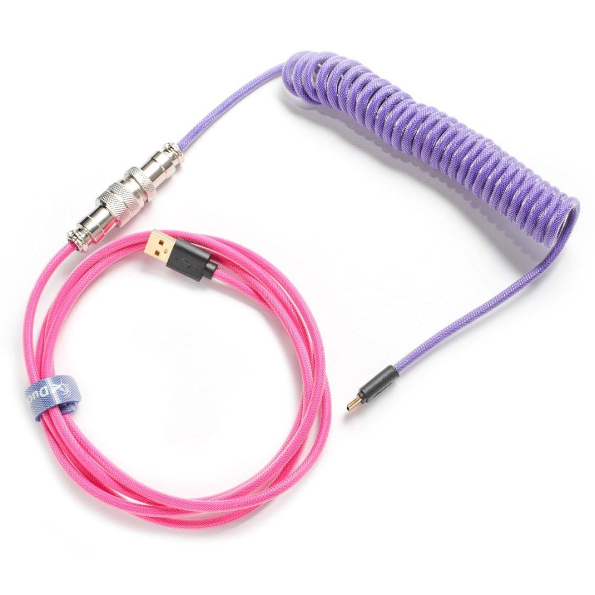 Ducky Horizon Premicord Custom KeyBoard USB Cable w/ Coil - Joker Edition