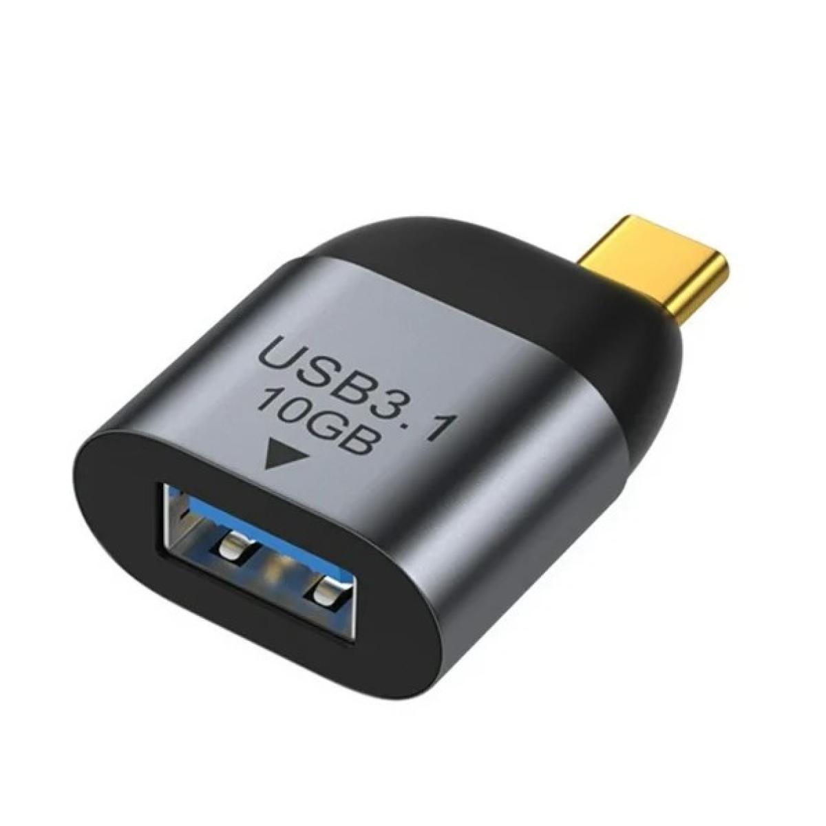 HAING HI-C300-TPU Type-C to USB AF Adapter, Data transmission speed of USB 3.2, up to 10,000 times plug and unplug cycles.
