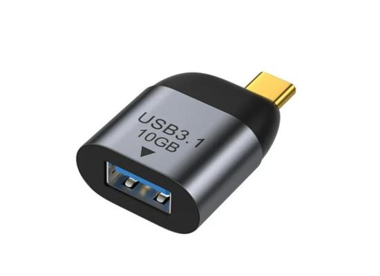 HAING HI-C300-TPU Type-C to USB AF Adapter, Data transmission speed of USB 3.2, up to 10,000 times plug and unplug cycles.