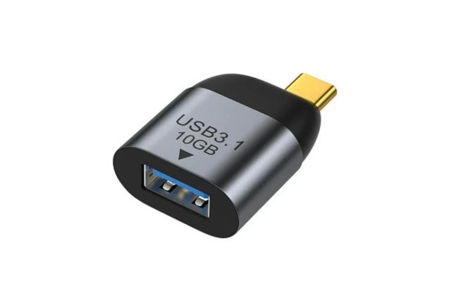 HAING HI-C300-TPU Type-C to USB AF Adapter, Data transmission speed of USB 3.2, up to 10,000 times plug and unplug cycles.