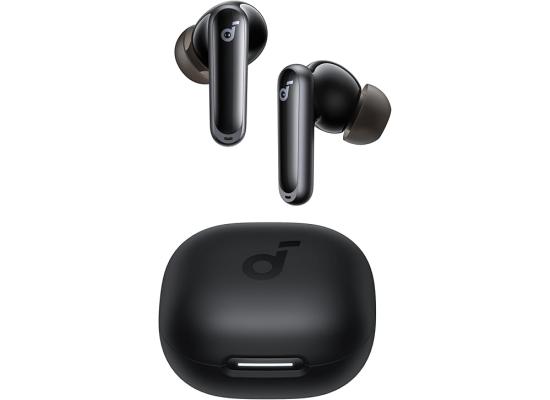 Soundcore P40i by Anker,Black, Noise Cancelling Wireless Earbuds, Adaptive Noise Cancelling to Environments, Heavy Bass, 60H Playtime, 2-in-1 Case and Phone Stand, IPX5, Wireless Charging, Bluetooth 5.3