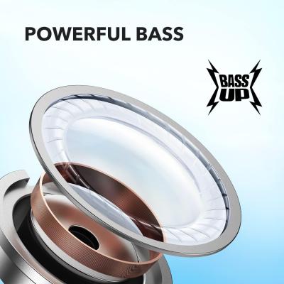 Soundcore By Anker R50i True Wireless Earbuds 10mm Drivers, Big Bass, Bluetooth 5.3, 30H Playtime, IPX5-Water Resistant, AI Clear Calls with 2 Mics, 22 Preset EQs via App, Black