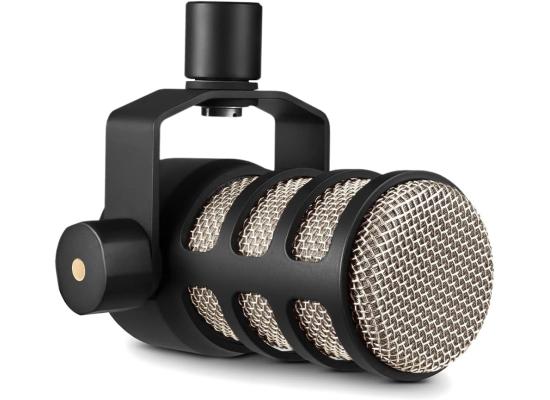 Rode PodMic XLR Cardioid Broadcastb-Quality Dynamic Unidirectional Microphone w/ Internal Pop Filter & Internal Shock Mounting - Black