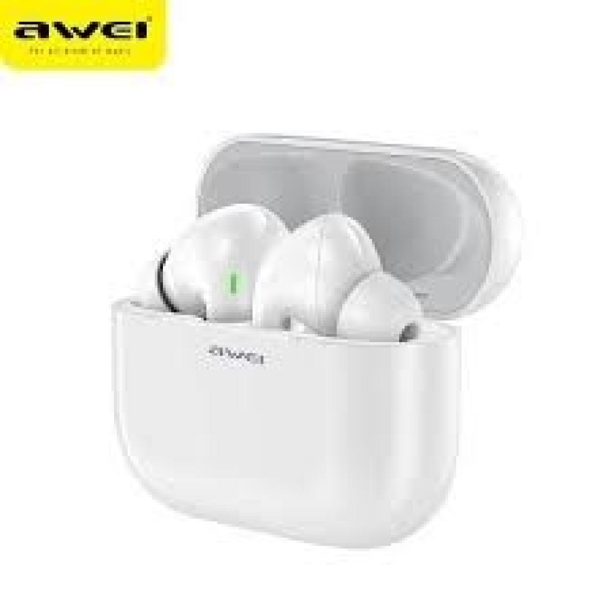AWEI T29 ANC Headset Bluetooth Headphones TWS Earphones Wireless In-ear Earbuds Type-C Quick Charge Headset With Microphone