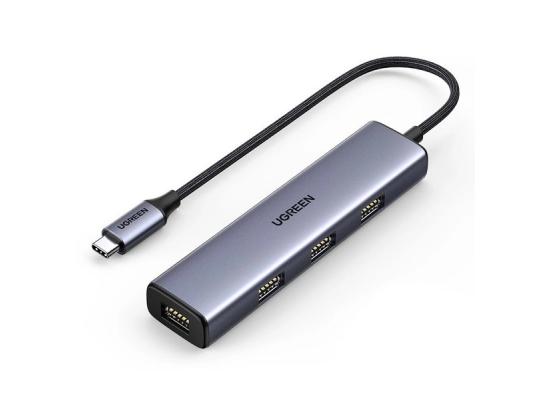Ugreen HUB USB Type C splitter - 4x USB 3.2 Gen 1 silver (CM473 20841)