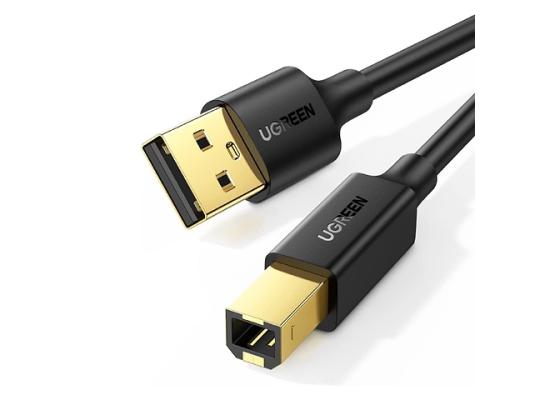 UGREEN (US135) USB 2.0 AM To BM (Type A To Type B Male To Male) Print Cable 1.5m (Black)