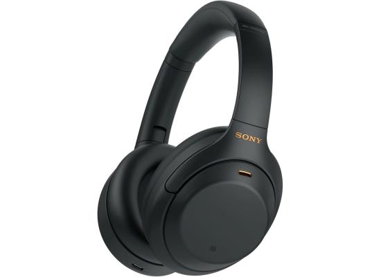 Sony WH-1000XM4 LightWeight & Comfortable Wireless Noise Canceling Headphones, HD Noise Cancelling Processor QN1, Soft Fit Synthetic Leather, With 5 Microphones, Up To 30-Hour Battery Life - Black