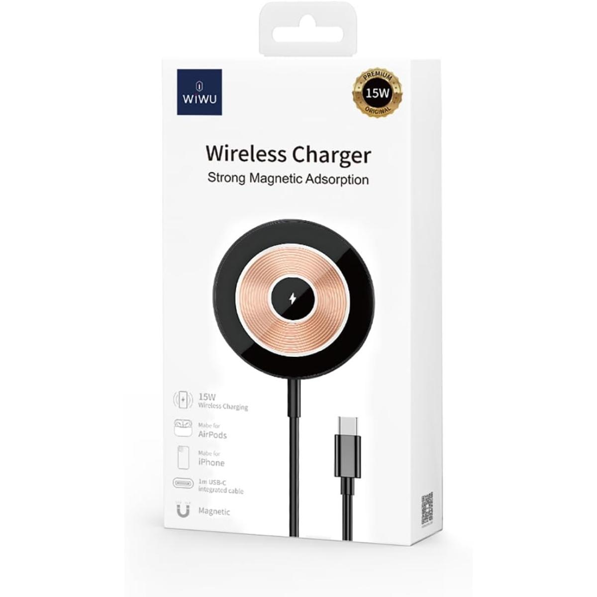 WIWU Wi-W007 Wireless Charger - Grey