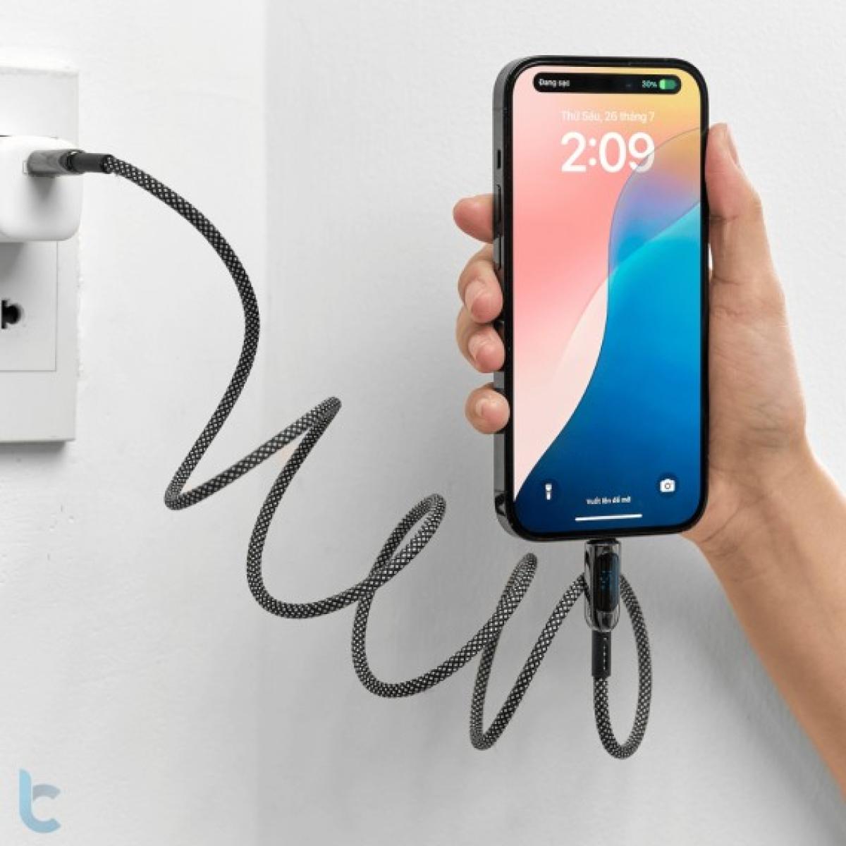 WiWU Wi-CO41 Starlight Sow Zinc Alloy USB-C to Lightning Cable 1M WiWU Wireless Charger Connector Cable