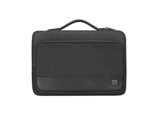 WiWU Cozy Classic Waterproof Polyester Laptop Sleeve Anti-drop Design Notebook handbag-Black