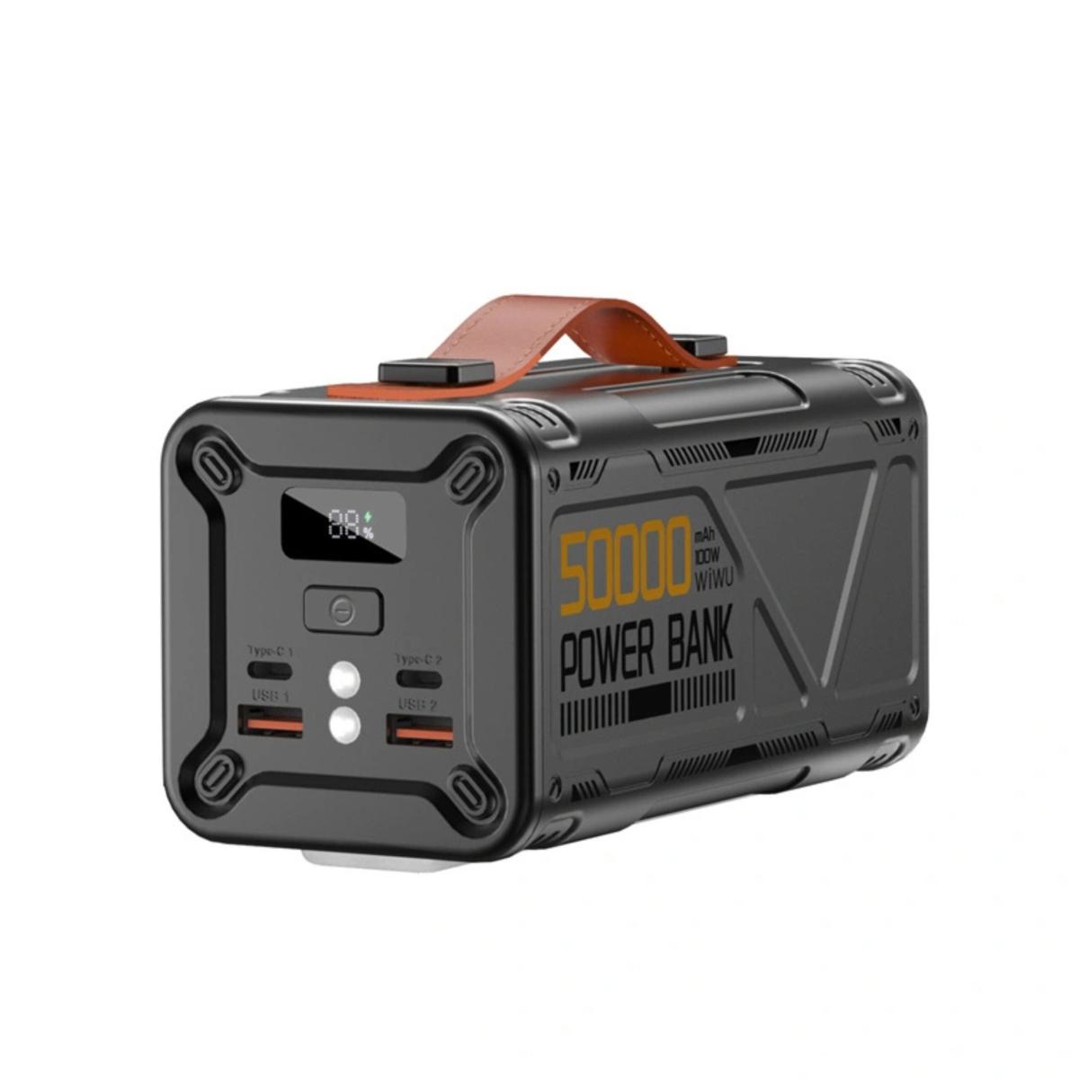 WiWU New Large Capacity 50000Mah Fast Charging Power Station Wi-P029