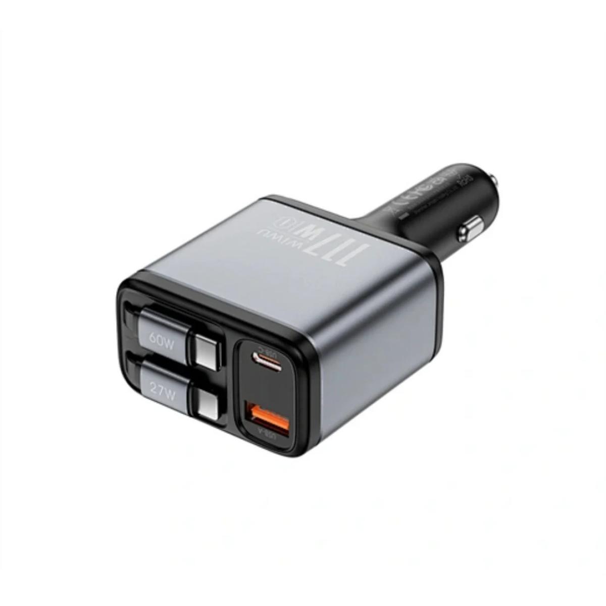WiWU Exeed 117W QC+PD Fast Car Charger Wi-QC027