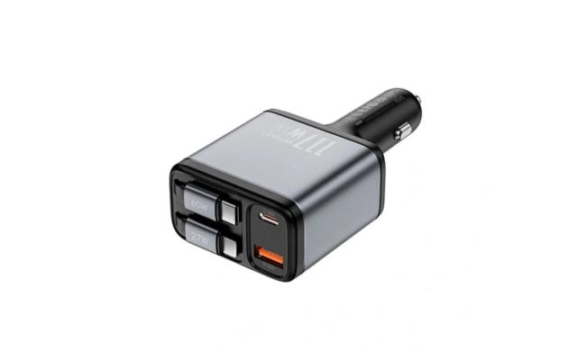 WiWU Exeed 117W QC+PD Fast Car Charger Wi-QC027