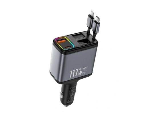 WiWU Exeed 117W QC+PD Fast Car Charger Wi-QC027