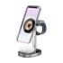 WIWU Wi-W003 Light Shadow 3 In 1 Wireless Charger - Black