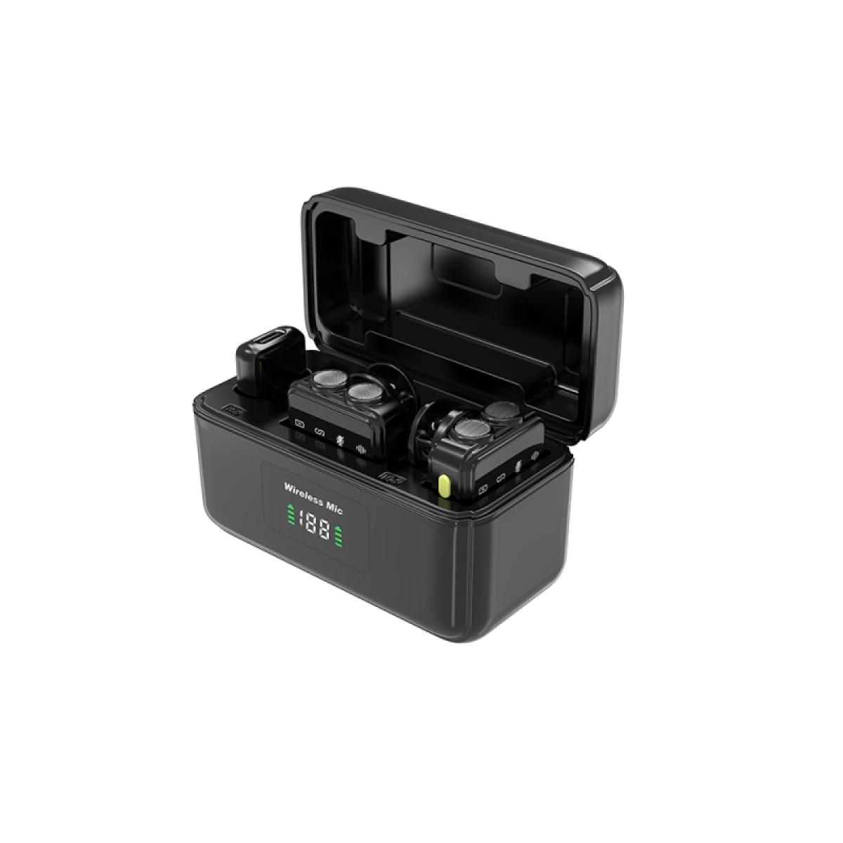 WiWU WM005 Bluetooth Lavalier Mic w/ Type-C & iOS Plug