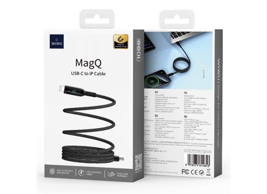 WiWU Wi-CO41 Starlight Sow Zinc Alloy USB-C to Lightning Cable 1M WiWU Wireless Charger Connector Cable