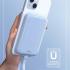 WIWU Wi-P024 10000mAh Magnetic Wireless Charging Power Bank PD 20W Fast Charging Battery Pack with Built-in Cable - White