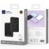 Wiwu Wi-P043 Magnetic Power Bank - Wireless Portable Charger for Smartphone with USB-C Input, Wireless Output, Type-C Port with Stand | Portable Phone Charger (Black)