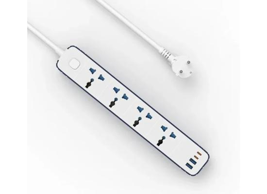 WiWU Wi-S007 PS422 20W GaN 8 in 1 Compact Charging Power Strip