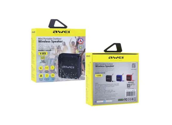 AWEI Portable Wireless Sound Box Y119/Y665 Outdoor MINI Sound bar Loudspeaker Stereo