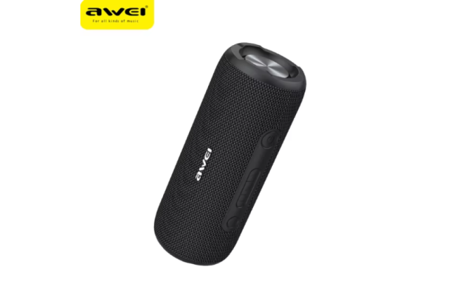 AWEI Y669 Outdoor Bluetooth 5.0 Speaker Portable Sound Box Super Power 3D Stereo Surround Sound Interconnection Speakers