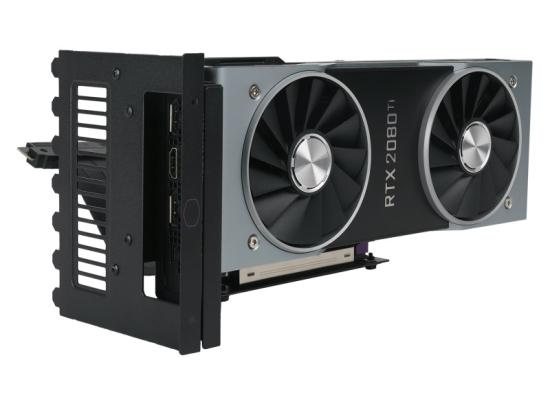Cooler Master Universal Vertical Graphics Card Holder KIT V.2 With 165mm/6.5in PCIE 4.0 Riser Cable