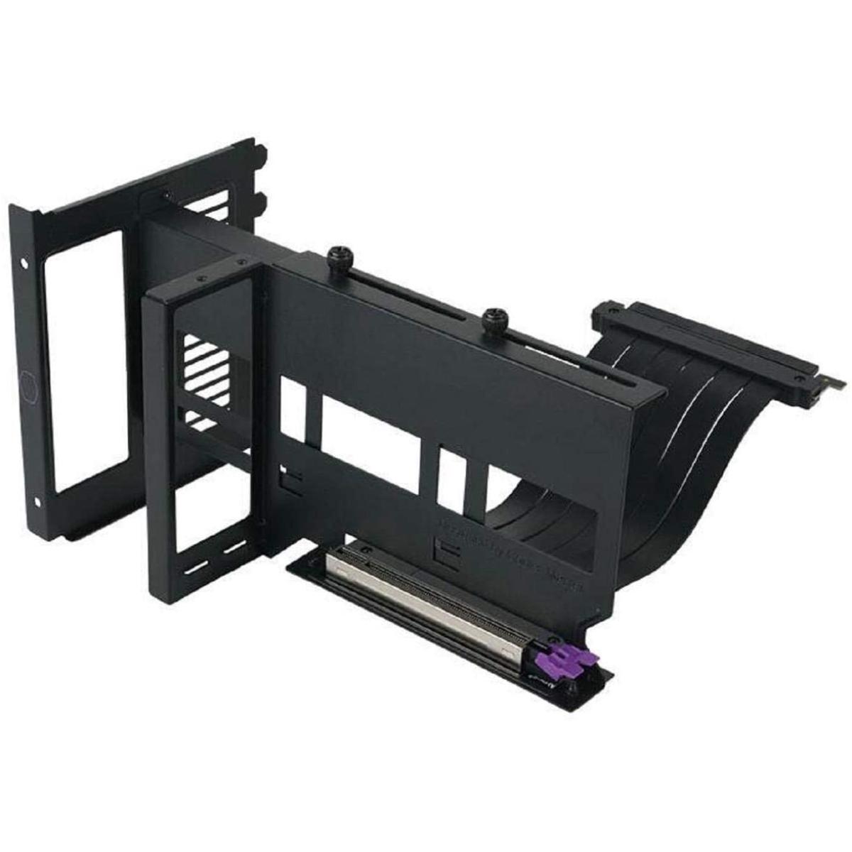 Cooler Master Universal Vertical Graphics Card Holder KIT V.2 With 165mm/6.5in PCIE 4.0 Riser Cable