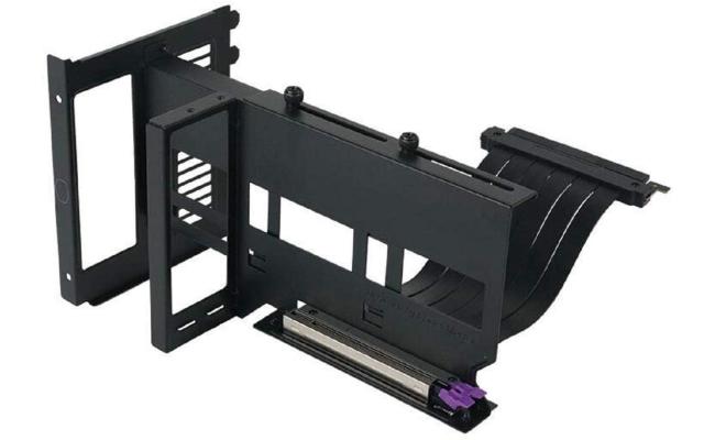 Cooler Master Universal Vertical Graphics Card Holder KIT V.2 With 165mm/6.5in PCIE 4.0 Riser Cable